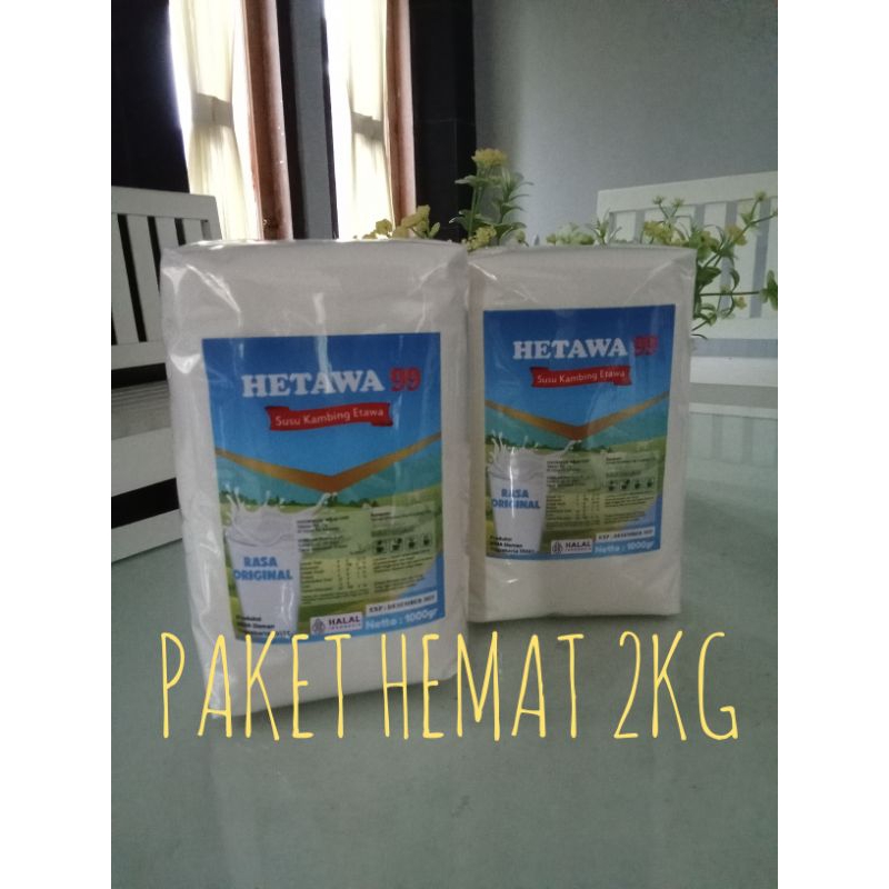 

PAKET HEMAT 2KG Susu Kambing Etawa HETAWA99 Rasa Original