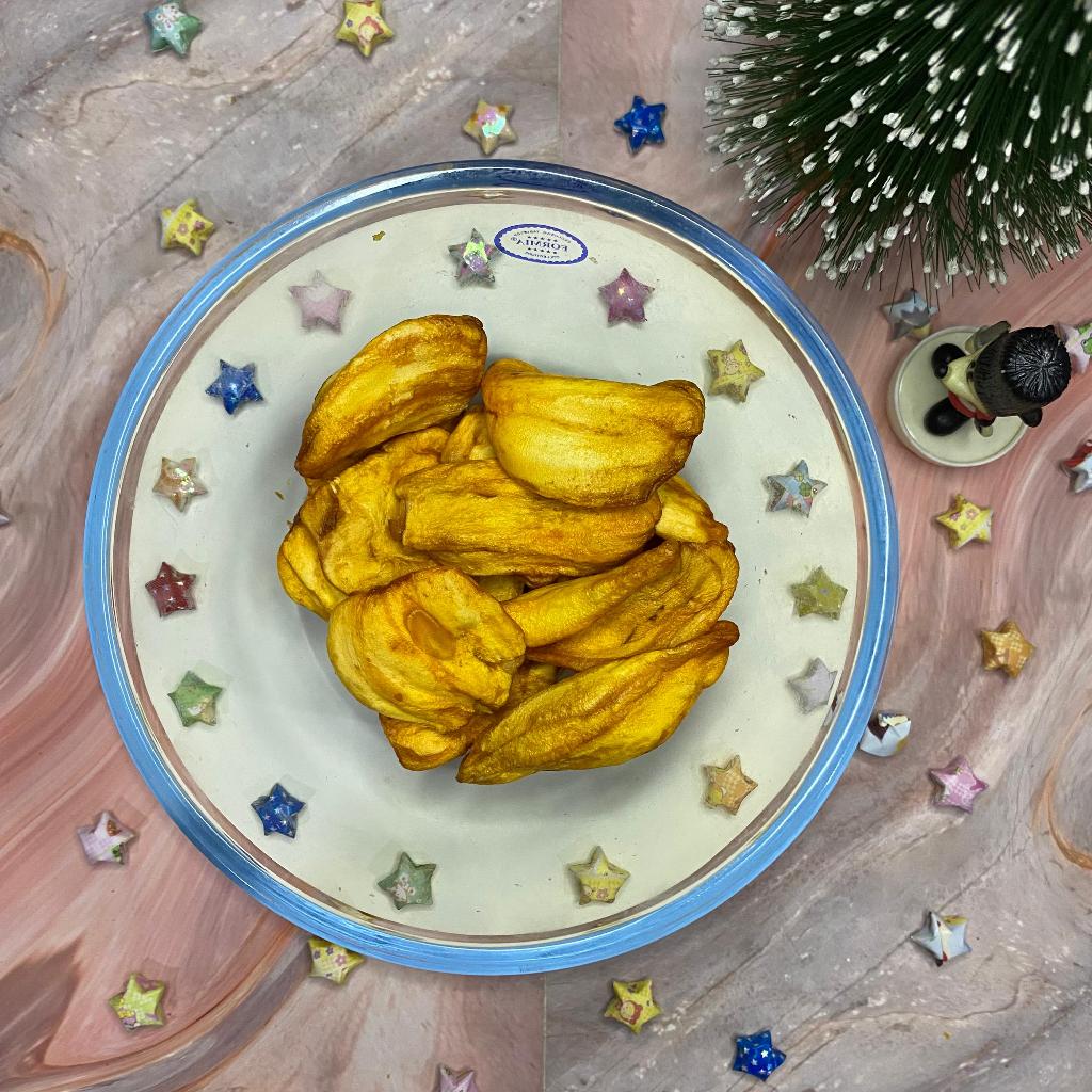 

Keripik Nangka Madu Premium Keripik Buah Camilan Makanan Ringan Sehat 600ml