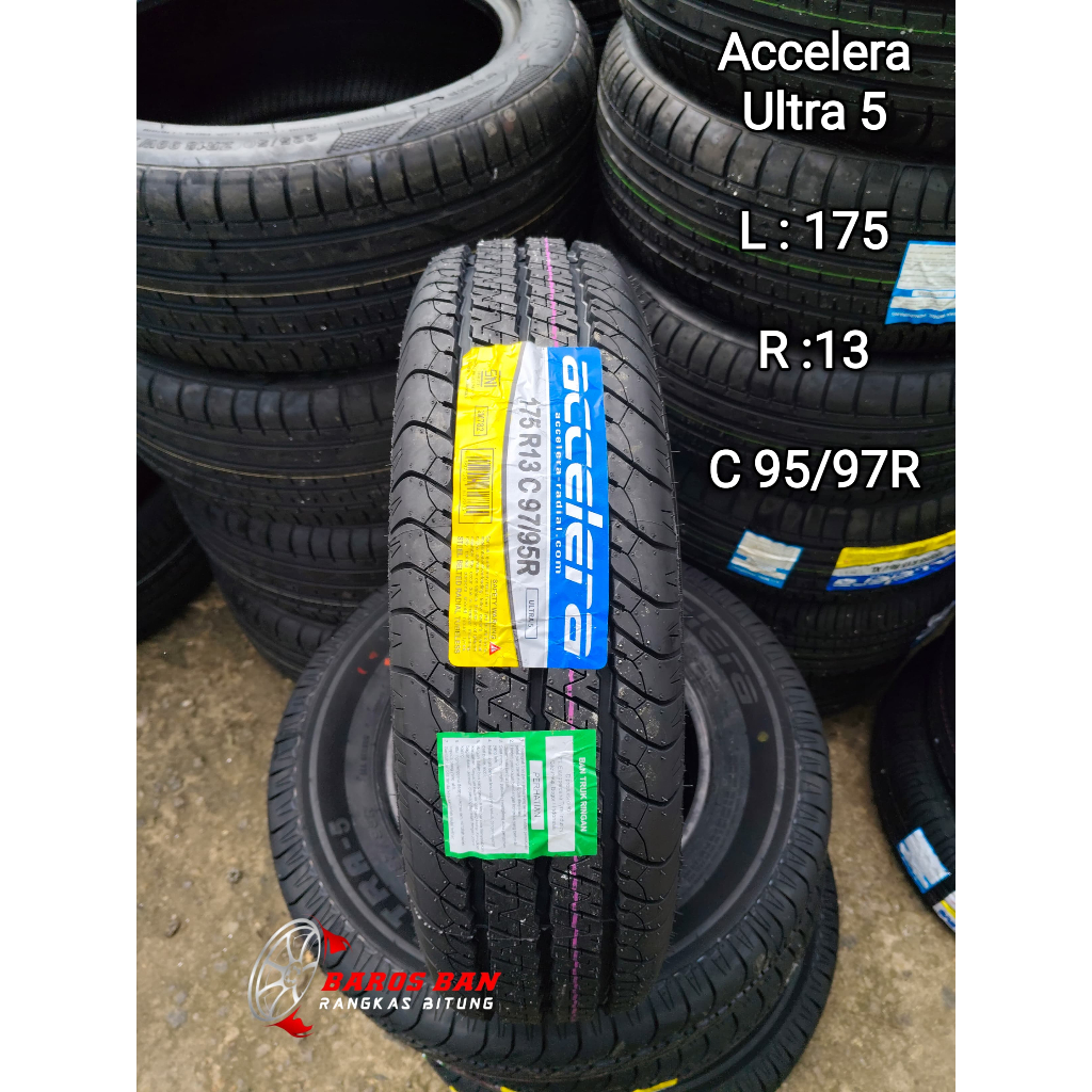 Ban accelera ultra 175/R13 C 95/97R ban murah mobil pick up ring 13 lt