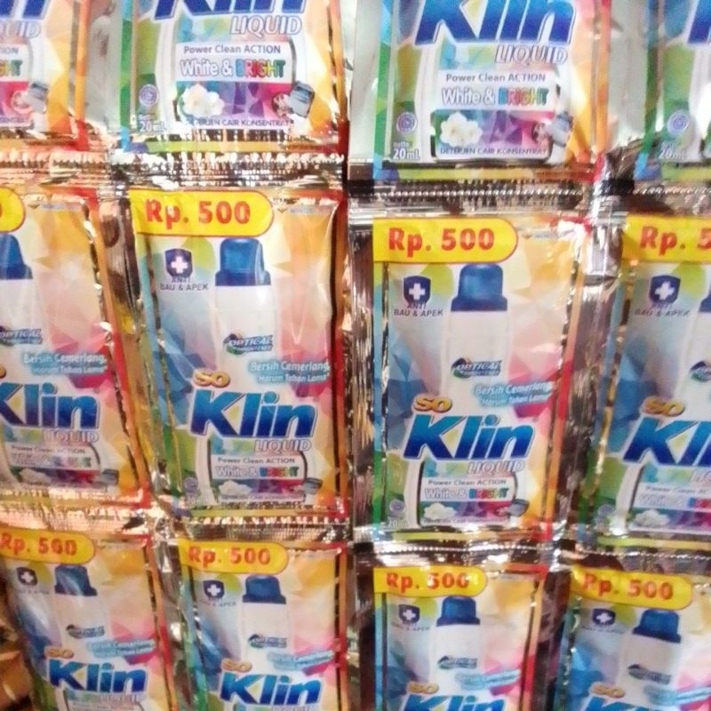 

(2 renceng/24 pcs)Soklin liquid