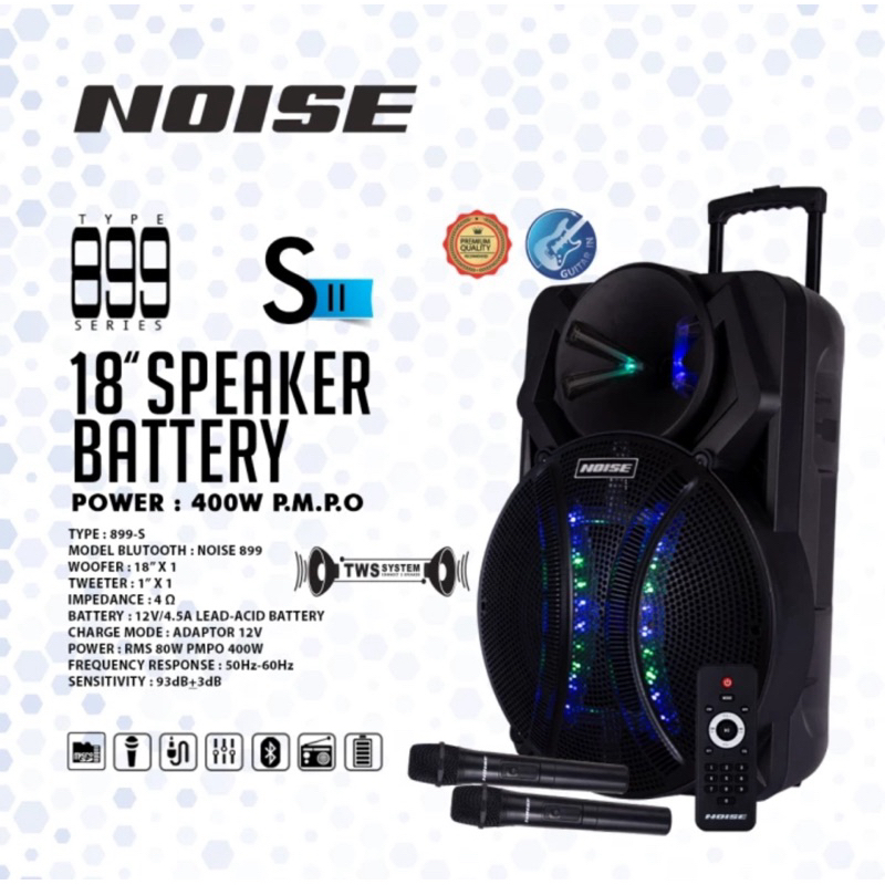 Speaker Portable Wireless Meeting Noise 899 SII Original 899SII 18 inch