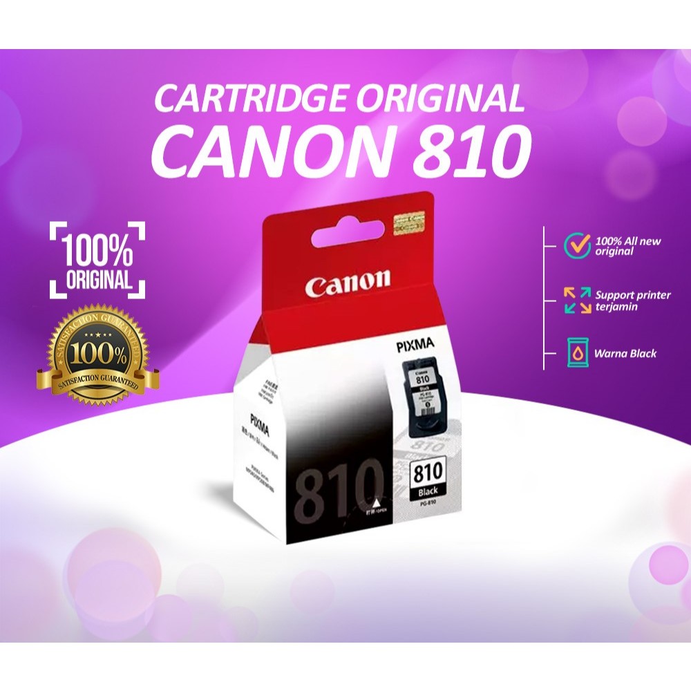 TINTA CATRIDGE CANON  PG810 Hitam Original iP2770, iP2772