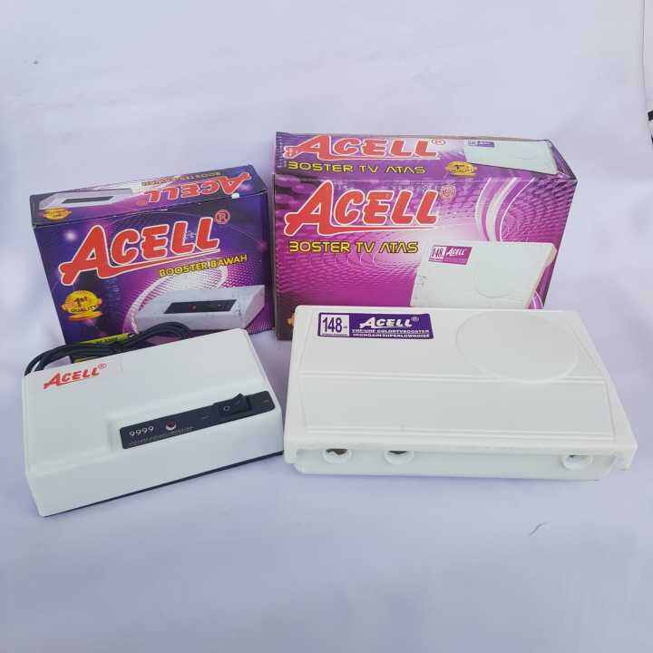 Boster Antena Tv Acell / Booster Antena Tv Analog Digital Acell Atas | Bawah | Komplit