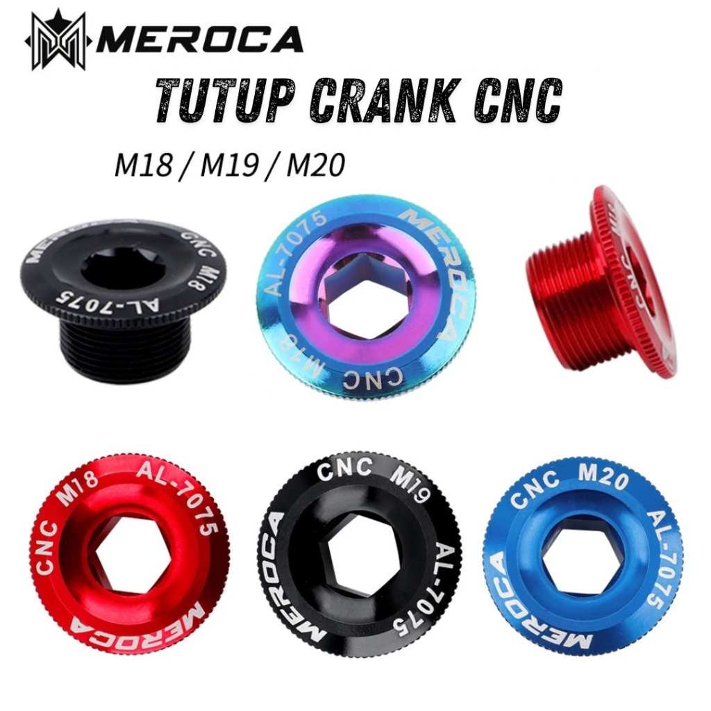 Meroca Baut Arm Crank M18 M19 M20 Baut Crank HT2 Hollowtech 2 Baut Crank Sepeda M18 M19 M20