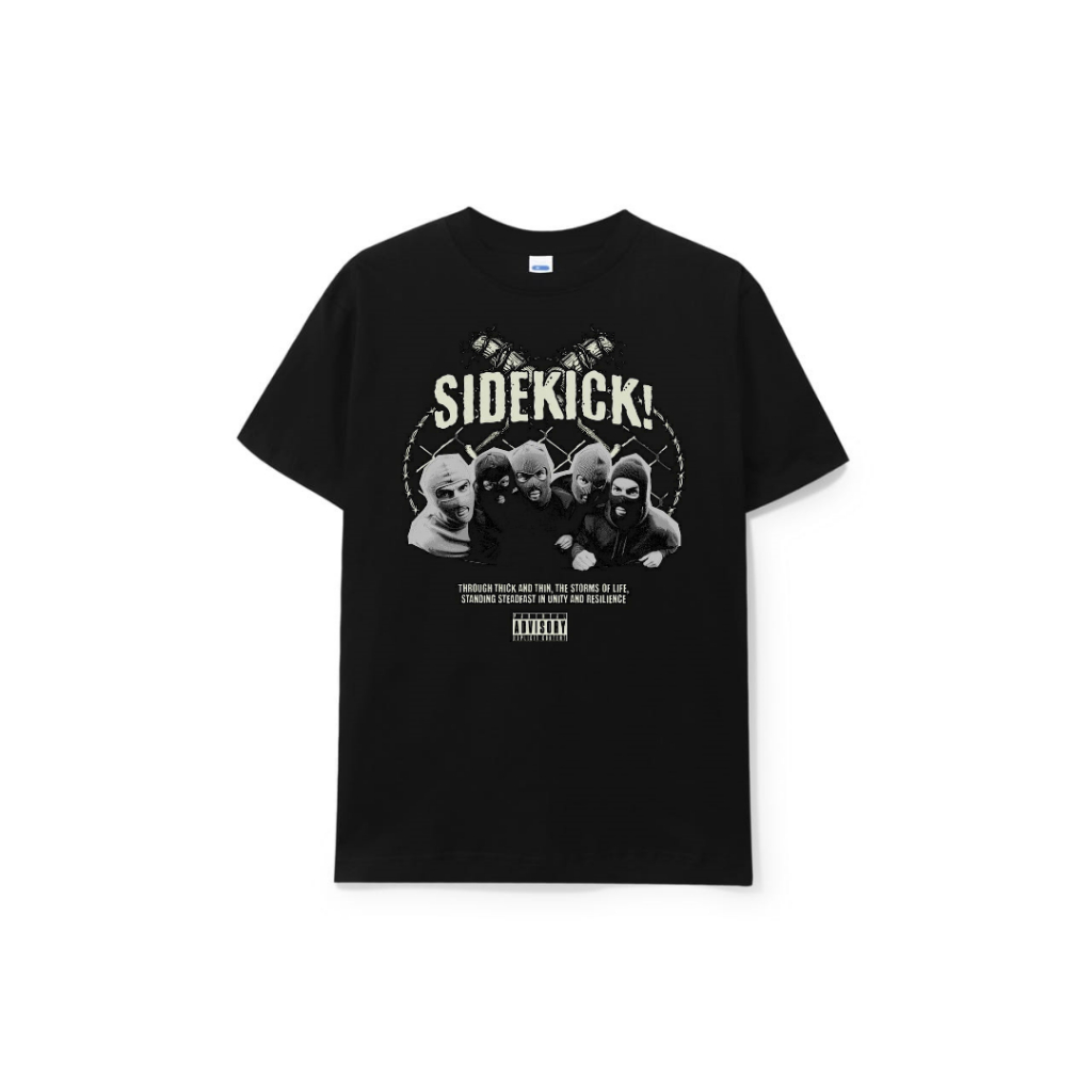 KAOS T-SHIRT SIDEKICK PRIA WANITA UNISEX
