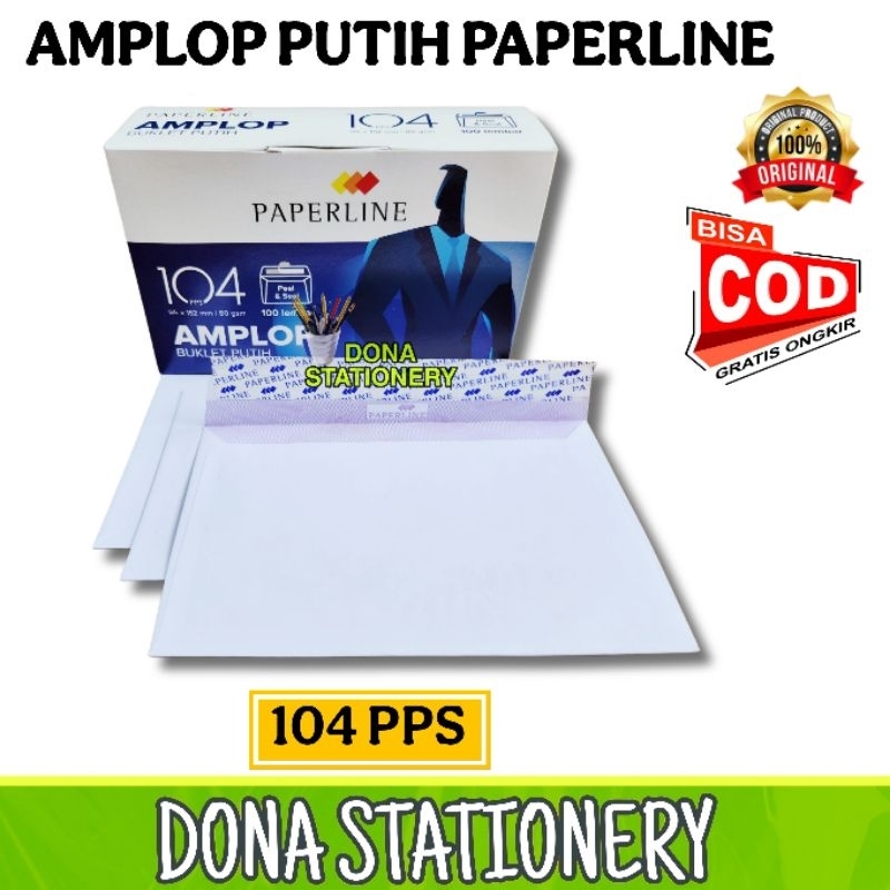Amplop Putih Paperline Amplop Putih 104 Pps Amplop Paperline 110 Pps Amplop Paperline 90 Pps