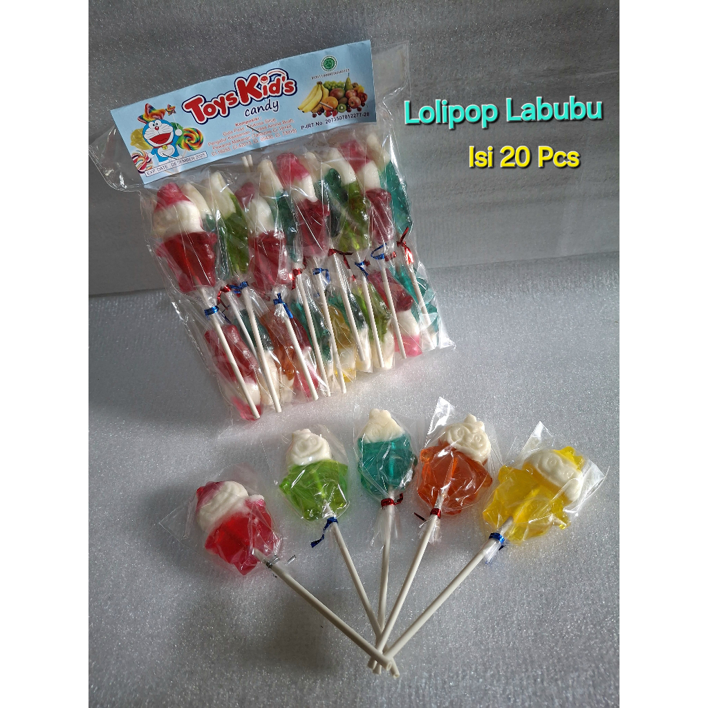 

Permen Lolipop Labubu isi 20 Pcs