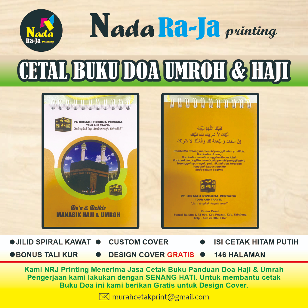 

Cetak Buku Doa dan Manasik Umroh