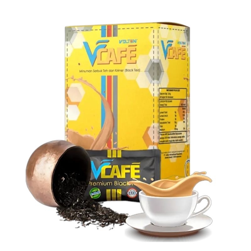 VCAFE BLACKTEA VOLTEN 1 BOX 20 SACHET X 20 GRAM