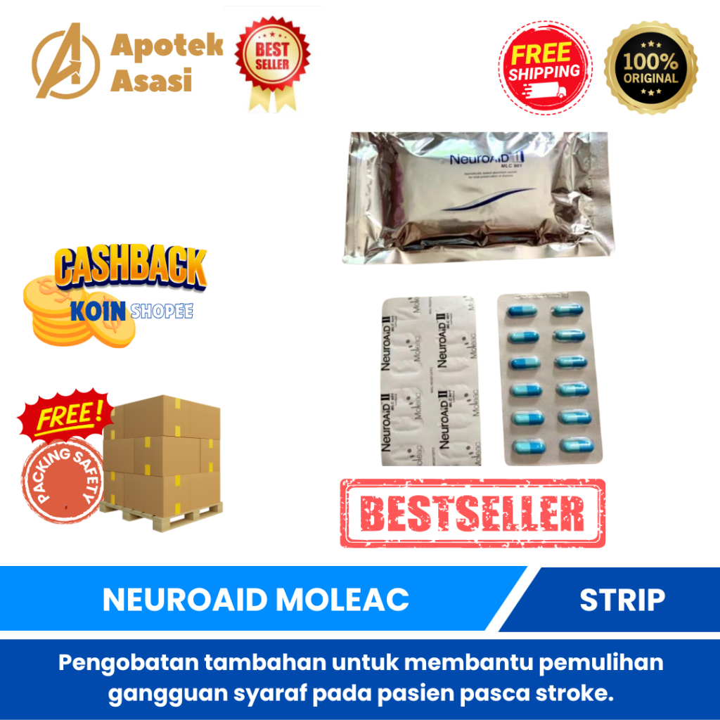 Neuroaid II MLC901 / PERSTRIP ISI 12 KAPSUL / STRIP / NEUROAID MOLEAC