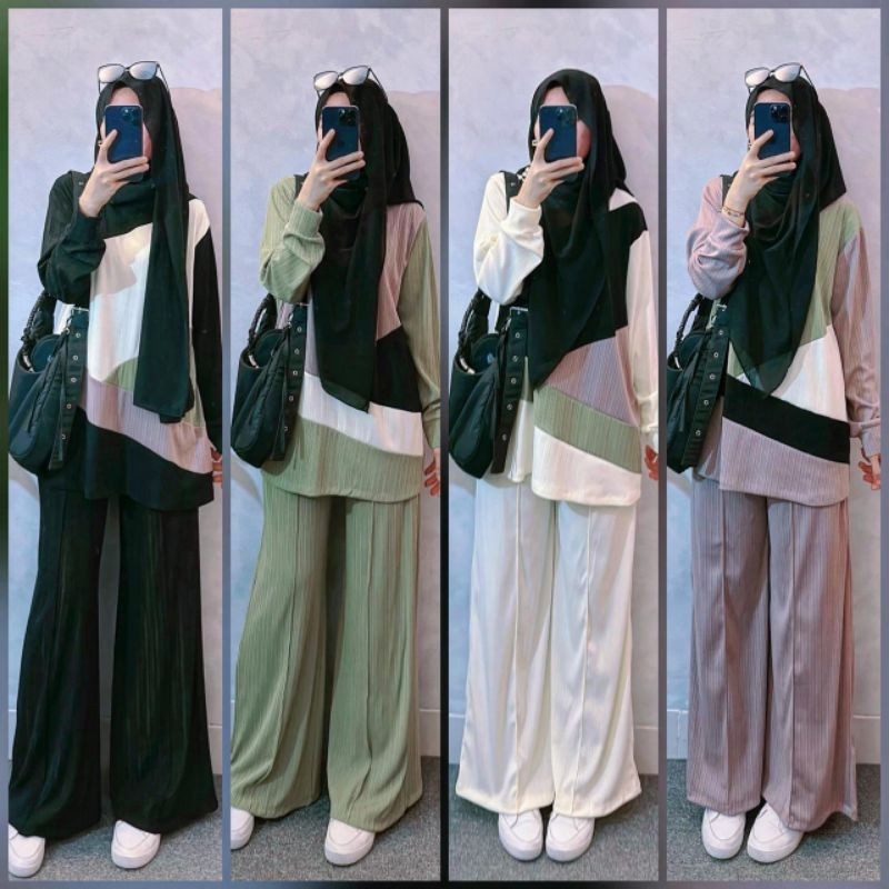 Oneset Knit Lycra Wanita