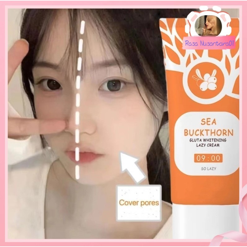 SKAT Krim Pemutih Wajah Niacinamide Lazy Cream 30g Pemutih Badan Permanen Cepat Bleaching