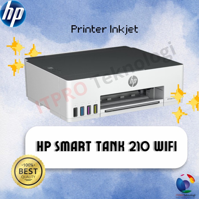 Printer HP Smart Tank 210 Print Kertas A4 Cetak Murah Color Warna - Smart Tank 210