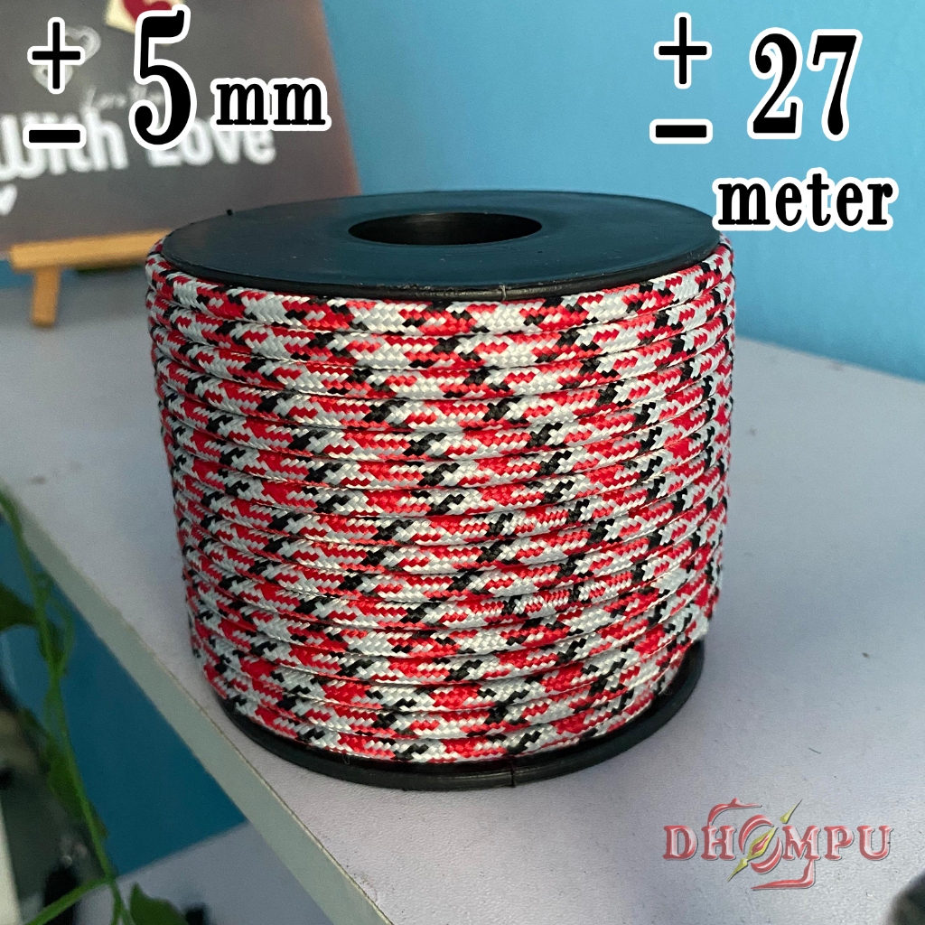 

H7Y Tali Prusik Rollan 2mm 3mm 4mm 5mm 6mm DB542 Bahan Pembuat Kerajinan5