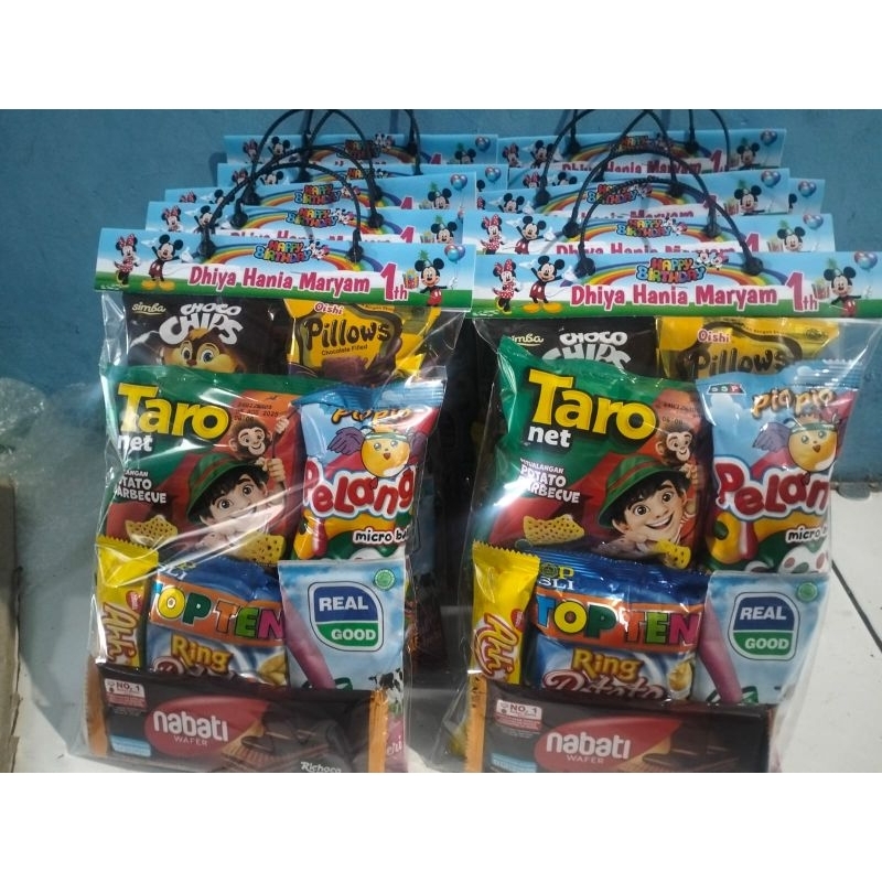

paket Snack ulang tahun / Snack murah