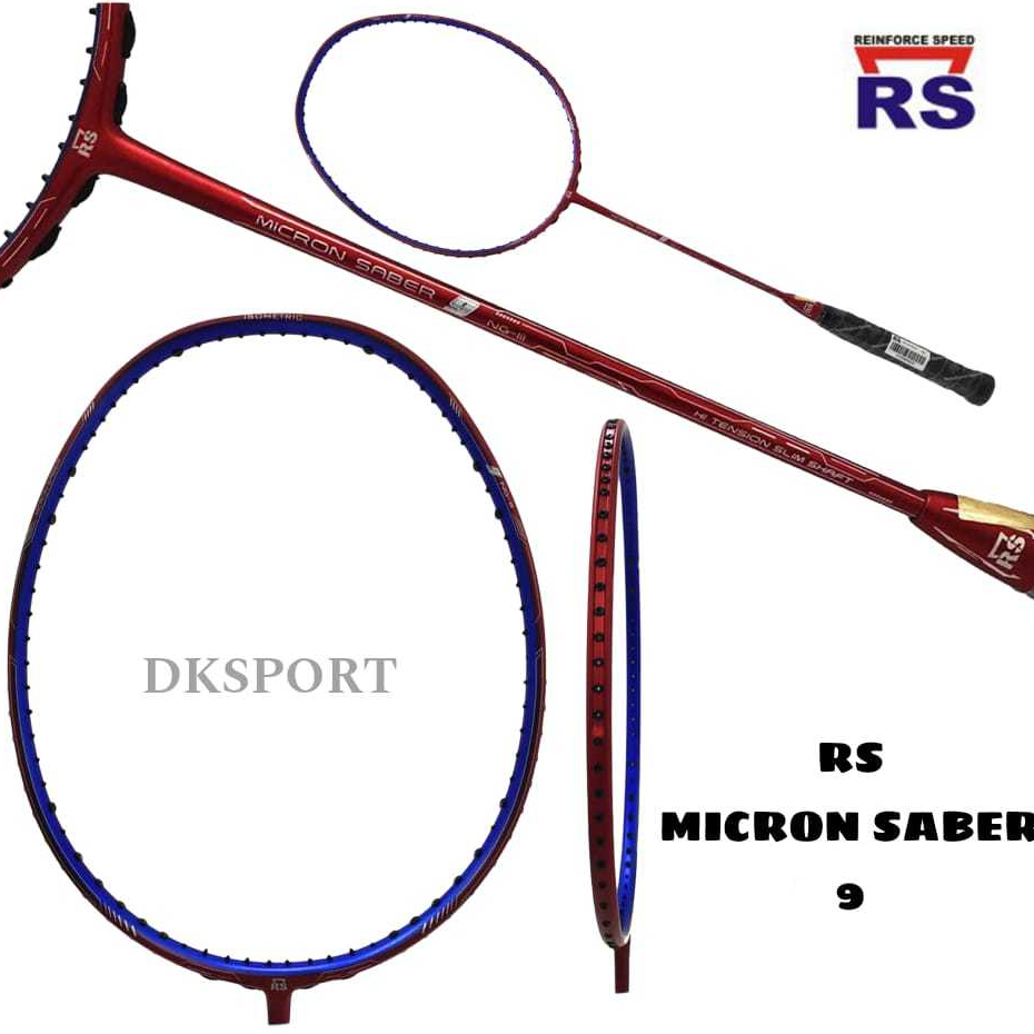 RAKER RS MICRON SABER 9 NG III | RAKET BADMINTON | RAKET BULUTANGKIS RS ORIGINAL
