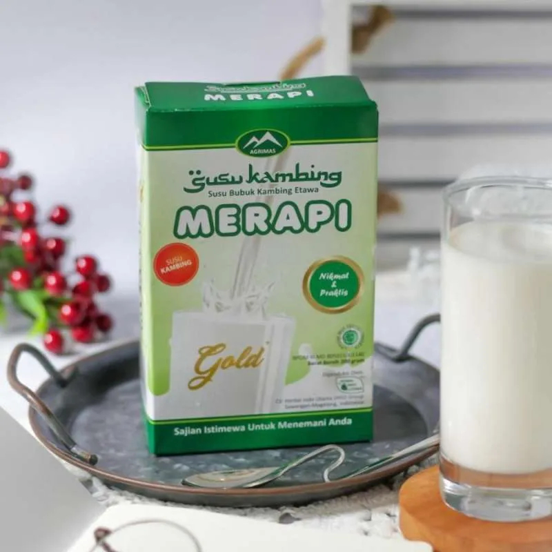 

Susu Kambing Etawa Merapi Rasa Original Cokelat Strawbery & Gold - Menyehatkan Tubuh