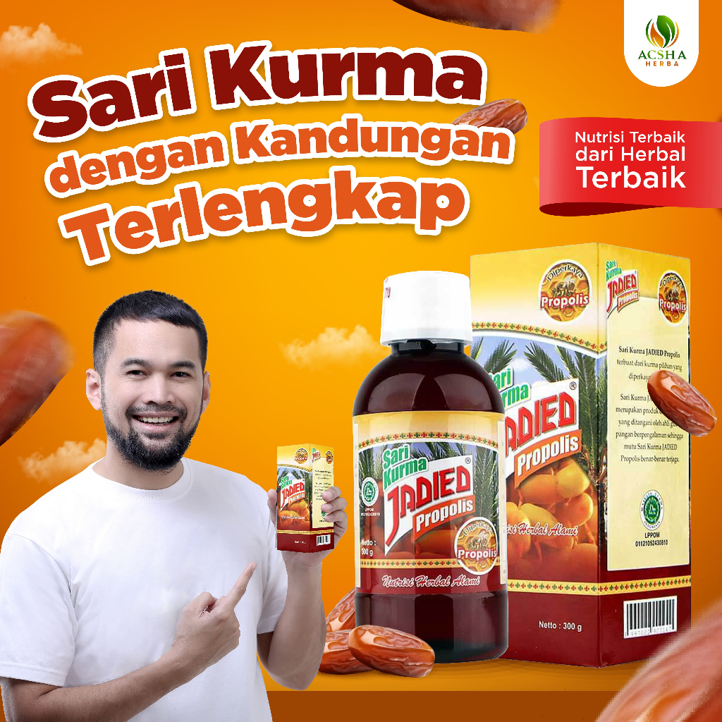 

Madu Jadied Propolis | Sari Kurma Jadied Propolis | Madu Kurma Jadied Propolis plus Omega 3 6 9
