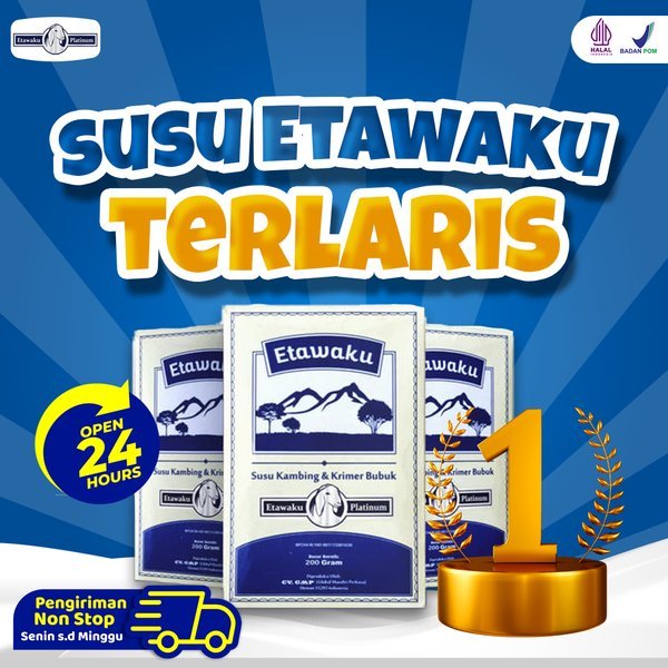 

Etawaku Platinum Susu Kambing Etawa Asli Bubuk Krimer Nabati - Mengatasi Sesak Nafas