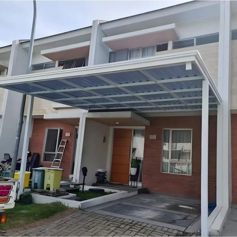 KANOPI BAJA RINGAN BESI HOLO