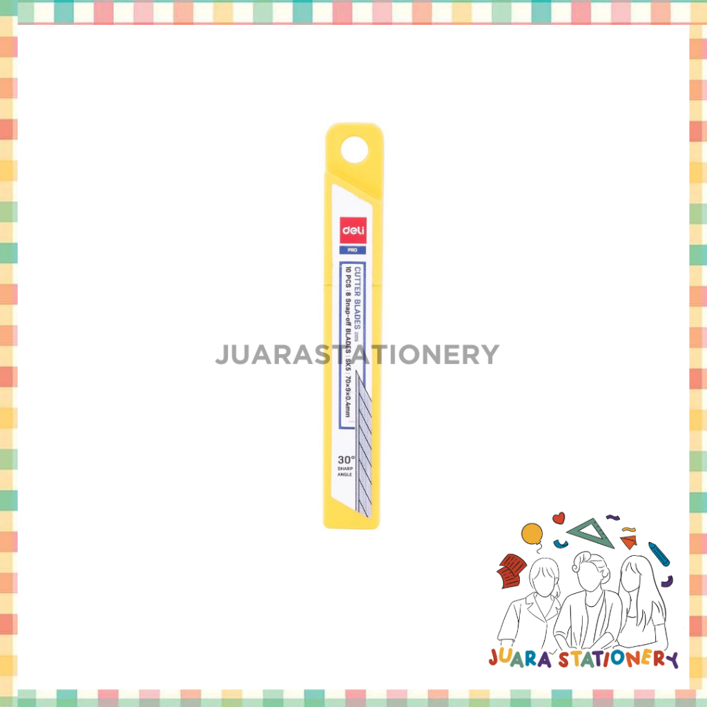 

Isi Cutter 30 Derajat Deli / Pisau Cutter / Refill Cuter Cutter Kuter