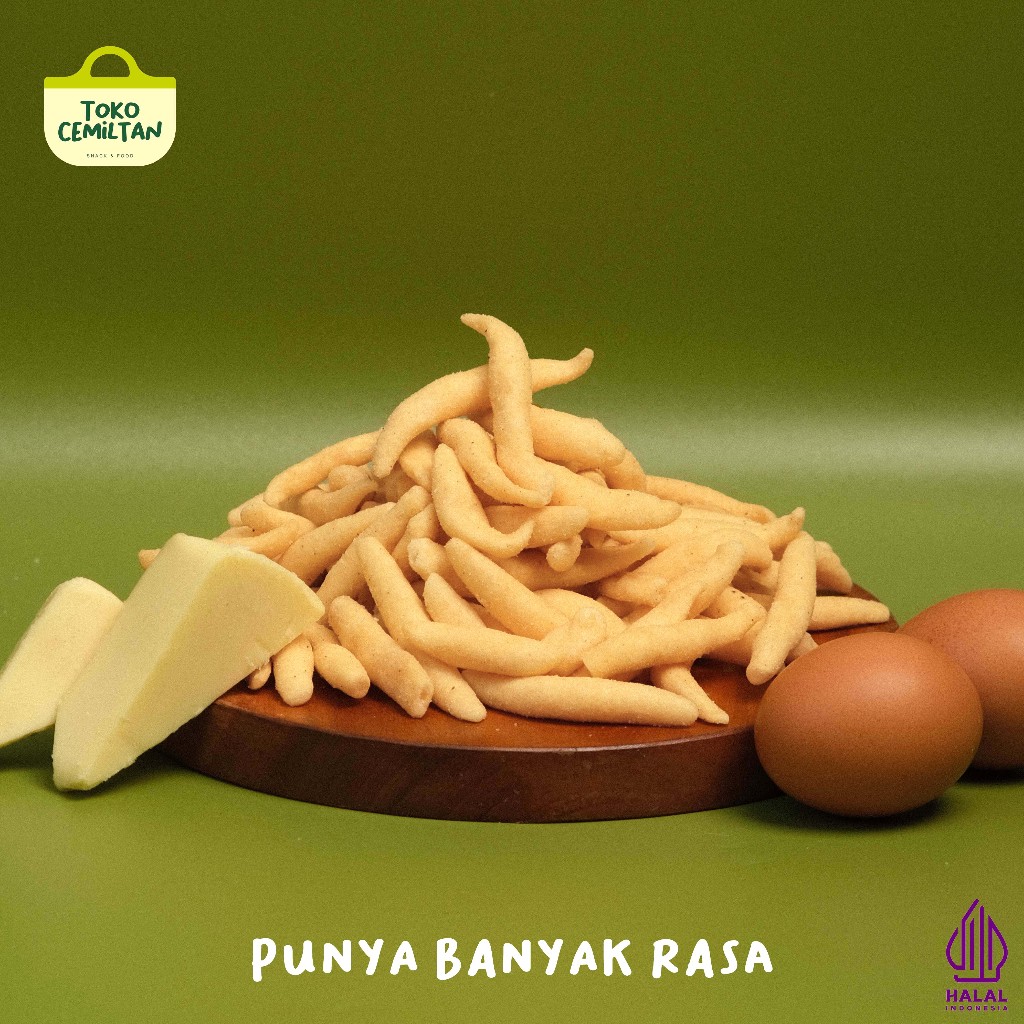 

Telur Gabus Keju | Original 100 gr Makanan Ringan Snack