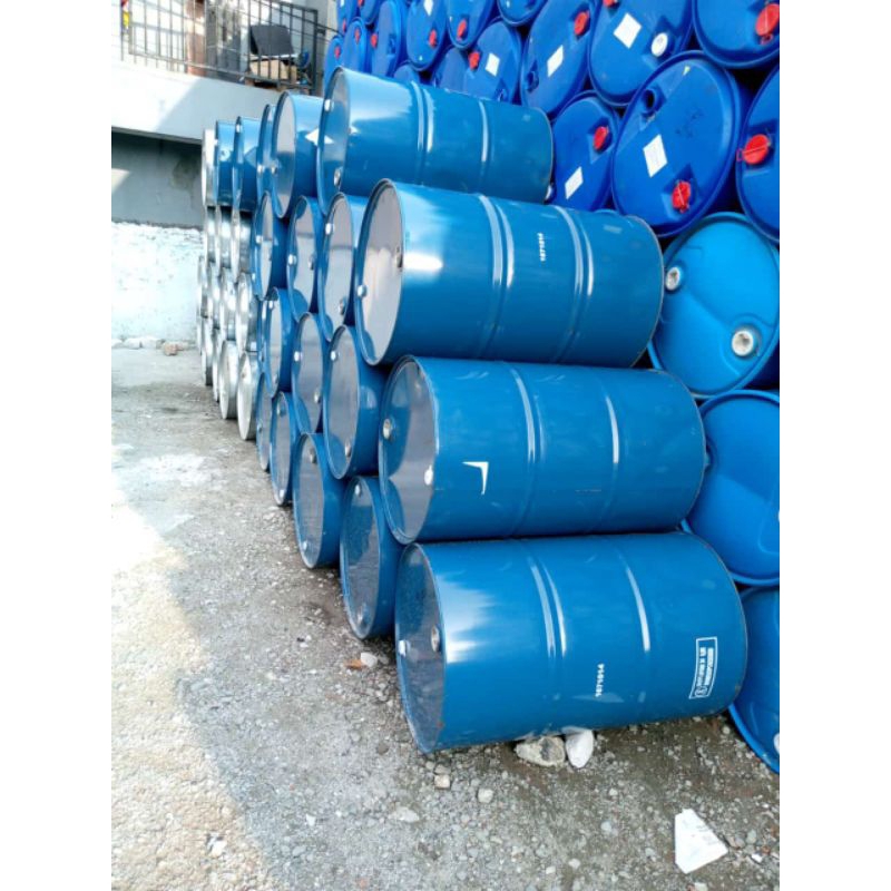 drum besi tutup kecil 200 liter/drum bensin/drum solar/drum air/drum oli