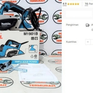 

Mesin Serut M 1901 B Makita Ketam Planner Pasah Kayu M1901B