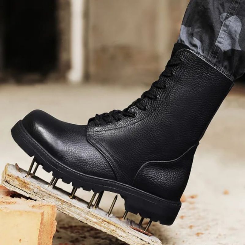 sepatu pdl kulit anti air sepatu pdl tni polri polisi dinas lapangan