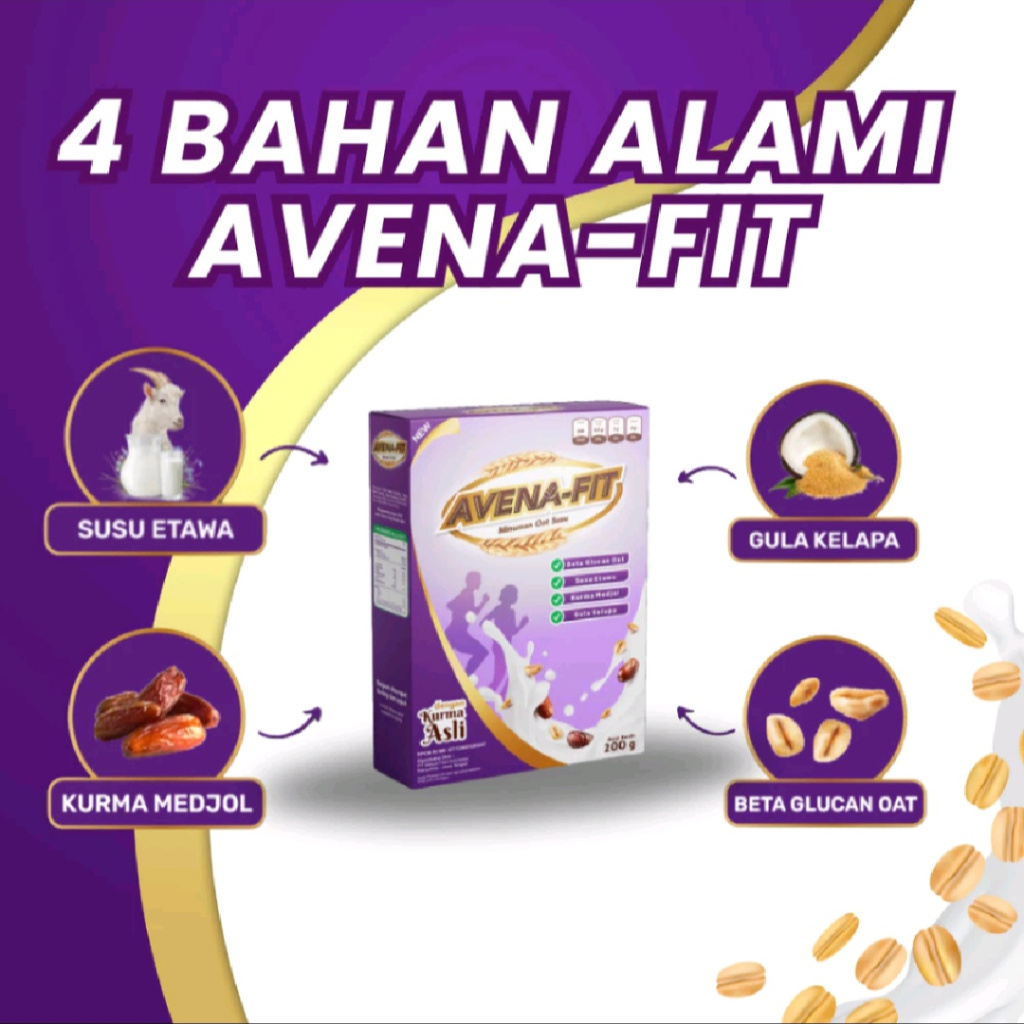 

Avena-Fit Paket 3 Box - Sereal Oat Solusi Bantu Turunkan Kolesterol Menu Sarapan Sehat