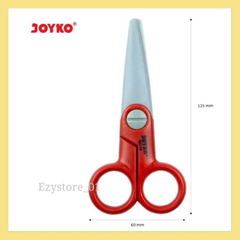 

GUNTING JOYΚΟ SC-18 Untuk Anak Kecil / Scissors Joyko SC-18 Untuk Anak Kecil Belajar Menggunting