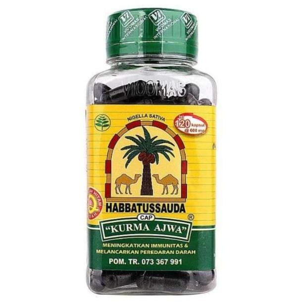 Original Habbatussauda Kurma Ajwa 100% asli