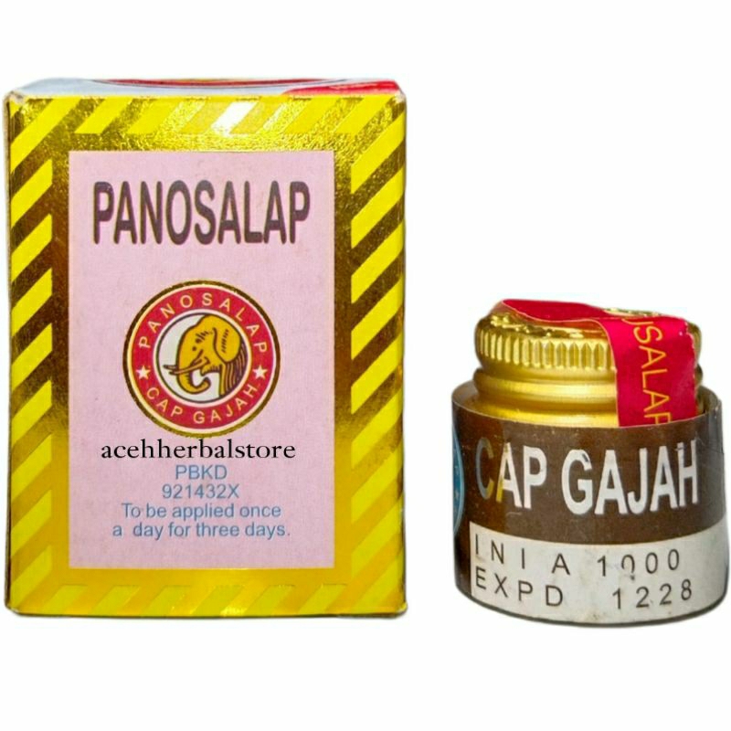 Salep Gajah Malaysia-Panosalap- Salep Cap Gajah Solusi  panu kurap'kudis'kutu air 5 gr