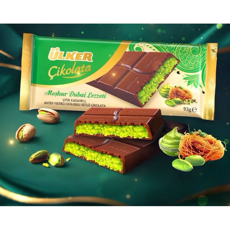 

COKLAT DUBAI by ÜLKER Enakkkk yaaa ini COKLATnya