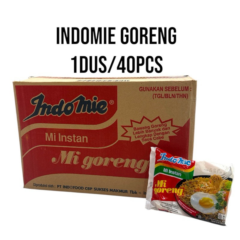 

Indomie Goreng 1dus/40pcs