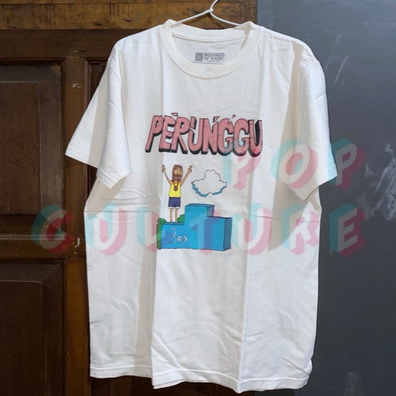 Bundle Perunggu X Bastards of Young Podium & Biang Lara T-Shirt / Kaos Band Ukuran L
