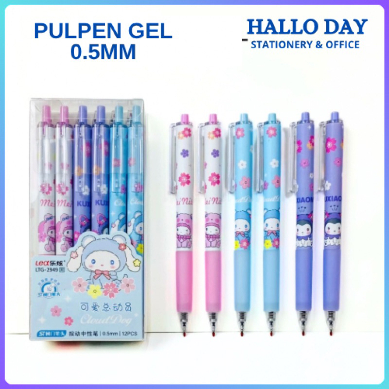 

HD 1pcs Pulpen Cetek SANRIO LTG-2958 / Pulpen Gel Cetek Fancy