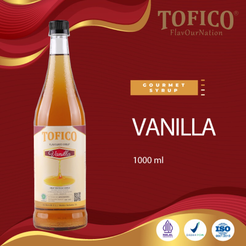 

Tofico Syrup - Vanilla 1L