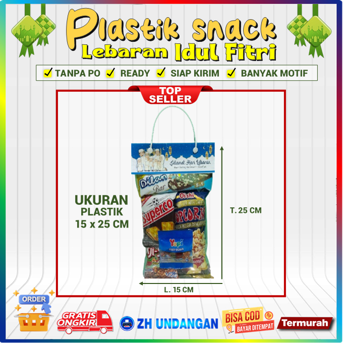 

Bingkisan Snack Idul Fitri / Plastik Snack Idul Fitri / Tas Snack Idul Fitri ( 1pack/10pcs )