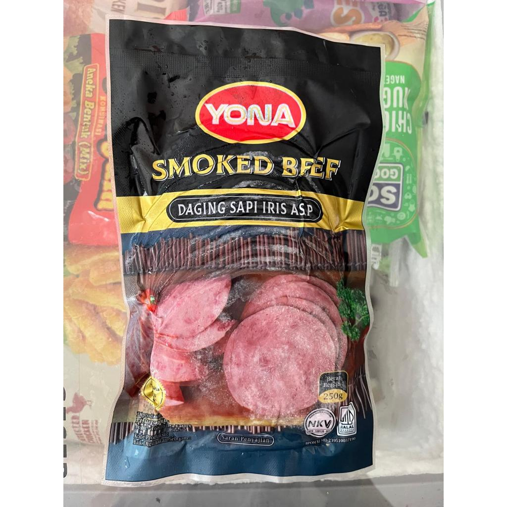 

YONA SMOKED BEEF BERAT 250 GRAM