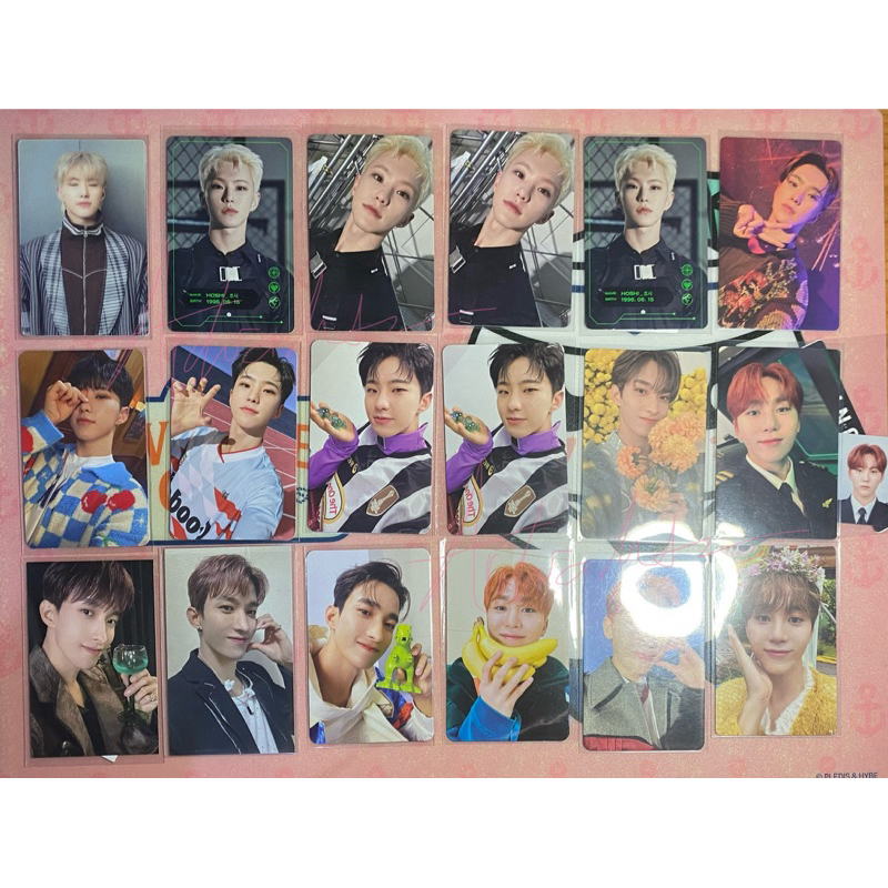 [READY] PHOTOCARD OFFICIAL SEVENTEEN HOSHI DK SEUNGKWAN FML HEAVEN AN ODE ATTACCA PILOT BSS FTS FML