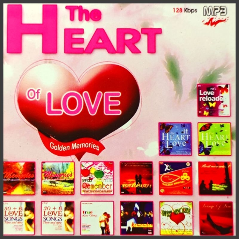 Kaset MP3 Audio Musik 240 Lagu Barat Golden Memories Love Songs Campuran Album Pilihan Terviral