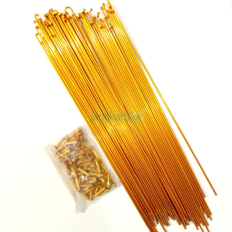 RUJI EMAS GOLD SEPEDA 700 C | ONTHEL JENGKI 26 1 3/8 STAINLESS STEEL 282 MM HITAM SILVER WARNA JARI 