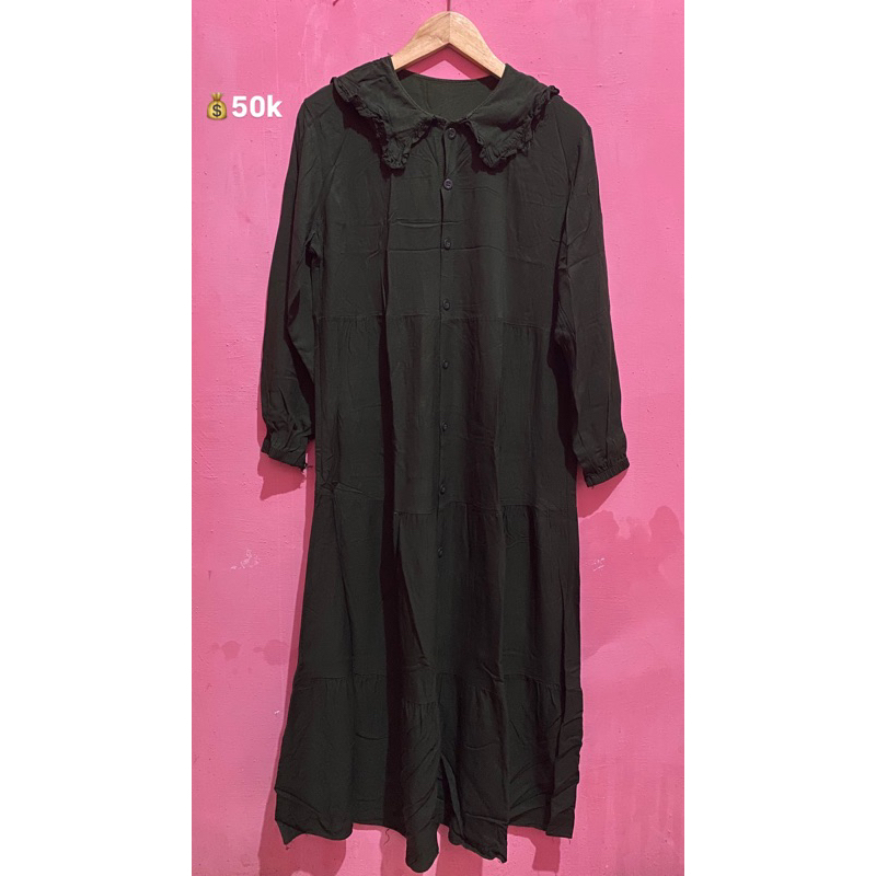 Midi Dress Wanita ld 120