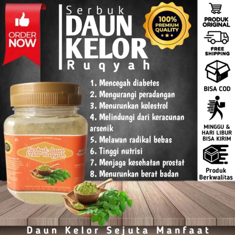 

SERBUK DAUN KELOR RUQYAH | MORINGA POWDER