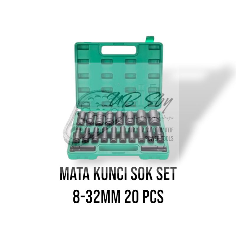 Mata Kunci Sok Set 8-32mm 20pcs