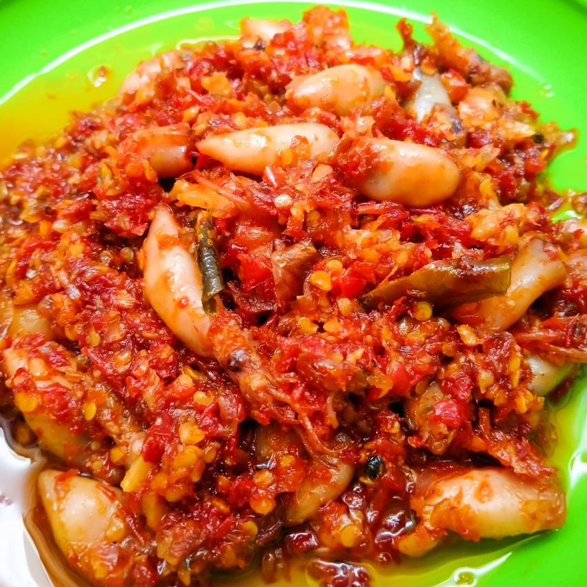 

PROMO 2 BUNGKUS SAMBEL CUMI ASIN POTONG serba 25 gr TANPA PENGAWET/kemasan sachet