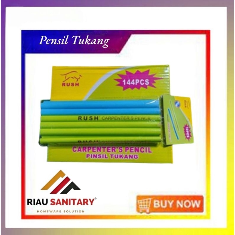 

pensil tukang merk rush ( 6 batang )