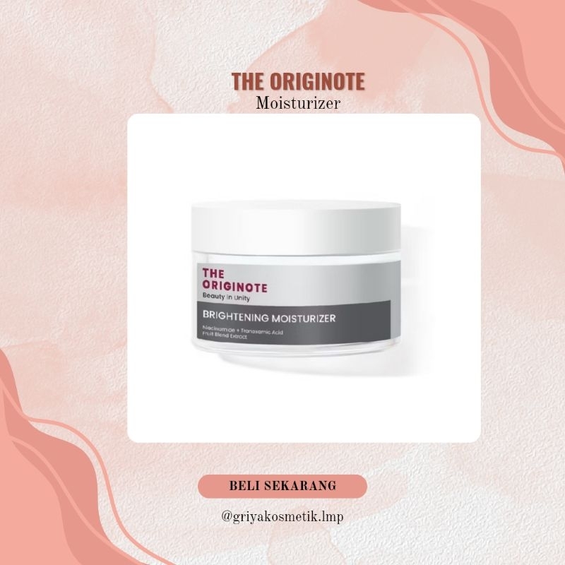 The Originate Brightening Moisturizer