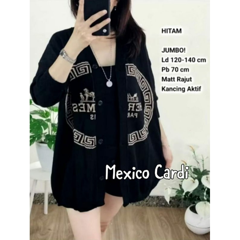 JUMBO LD 120-140 cm MEXICO CARDI RAJUT BAJU WANITA